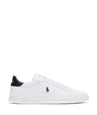 RALPH LAUREN HERITAGE COURT II NAPPA Sneakers da uomo in pelle white/black - Scarpe Uomo - 2