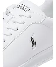 RALPH LAUREN HERITAGE COURT II NAPPA Sneakers da uomo in pelle white/black - Scarpe Uomo - 3