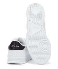 RALPH LAUREN HERITAGE COURT II NAPPA Sneakers da uomo in pelle white/black - Scarpe Uomo - 5