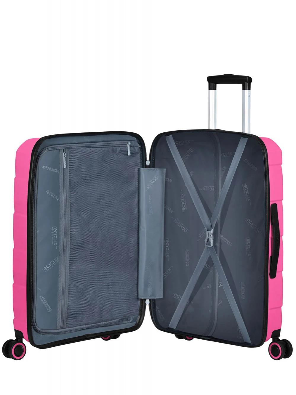 American Tourister Air Move Spinner Trolley Grande 4 Ruote Peace Pink -  Acquista A Prezzi Outlet!