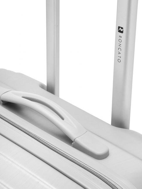 FLIGHT Set 3 trolley bagaglio a mano, medio, grande argento - Set Trolley