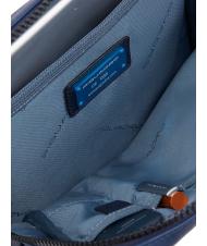 PIQUADRO FINN Borsello porta iPad, in pelle blu - Tracolle Uomo - 4
