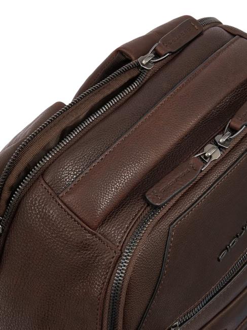 PAAVO Zaino porta PC 15,6", in pelle MORO - Zaini da lavoro porta PC