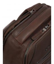 PIQUADRO PAAVO Zaino porta PC 15,6", in pelle MORO - Zaini da lavoro porta PC - 4