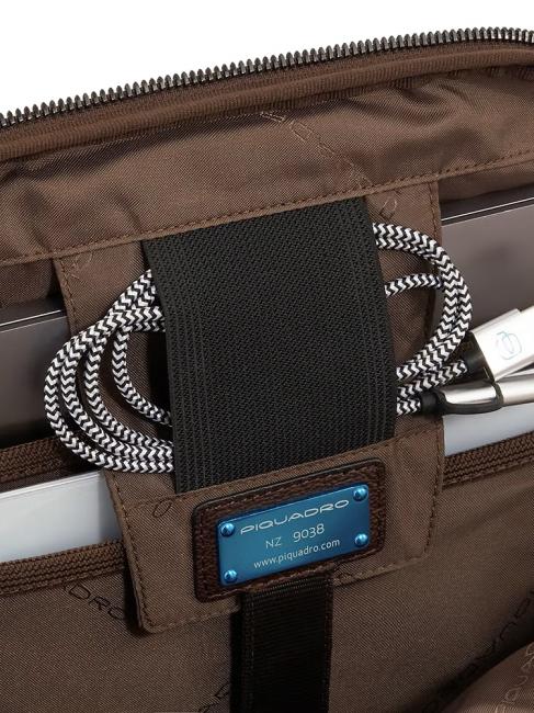 PAAVO Zaino porta PC 15,6", in pelle MORO - Zaini da lavoro porta PC