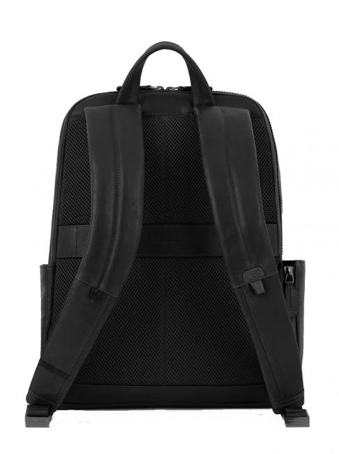 PAAVO Zaino porta PC 14", in pelle Nero - Zaini da lavoro porta PC