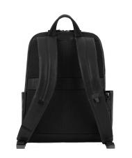 PIQUADRO PAAVO Zaino porta PC 14", in pelle Nero - Zaini da lavoro porta PC - 3