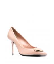 LOVE MOSCHINO Scarpa d&eacute;collet&eacute; alta in nappa  nude - Scarpe Donna - 3