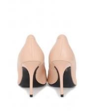 LOVE MOSCHINO Scarpa d&eacute;collet&eacute; alta in nappa  nude - Scarpe Donna - 5