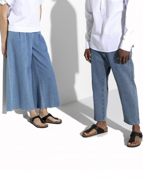 GIZEH Infradito in Birko-Flor vernice black - Scarpe Unisex