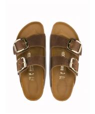 BIRKENSTOCK ARIZONA BIG BUCKLE Sandalo in pelle oliata cognac - Scarpe Unisex - 3