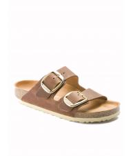 BIRKENSTOCK ARIZONA BIG BUCKLE Sandalo in pelle oliata cognac - Scarpe Unisex - 4