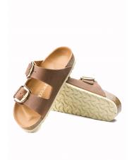 BIRKENSTOCK ARIZONA BIG BUCKLE Sandalo in pelle oliata cognac - Scarpe Unisex - 5