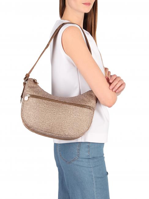 LUNA BAG SMALL ECO LINE Sacca con tracolla beige brown - Borse Donna