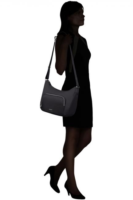 KARISSA 2.0 Borsa in nylon a tracolla ECO BLACK - Borse Donna