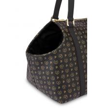 POLLINI HERITAGE DOG Borsa trasportino a spalla Nero - Articoli per animali - 4