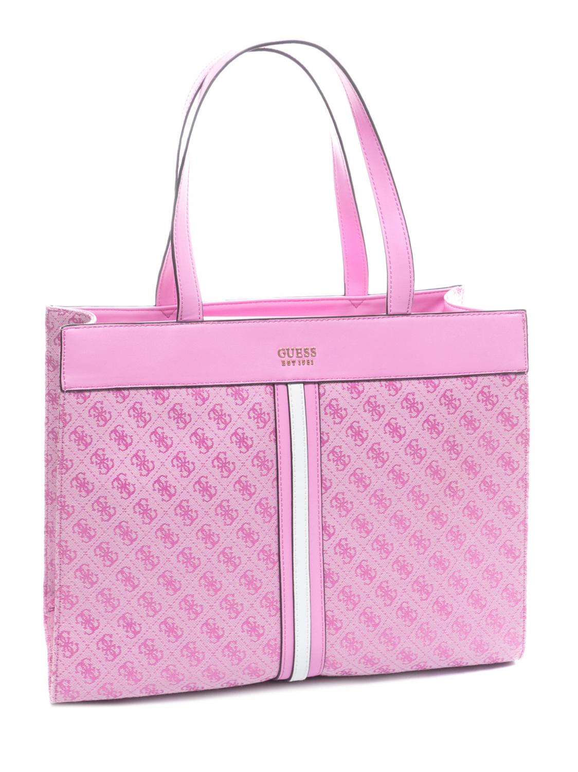 Guess Kasinta Shopping Bag A Spalla Vivid Rose Acquista A Prezzi Outlet!
