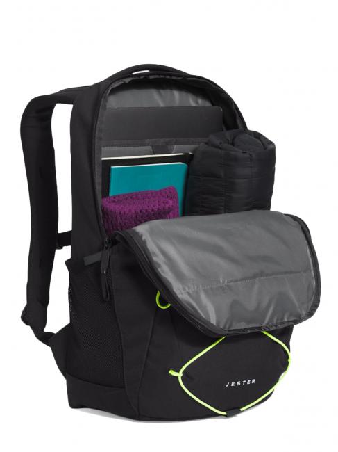 JESTER  Zaino outdoor con porta pc 15" tnfblackheather/ledyellow - Zaini Scuola & Tempo Libero