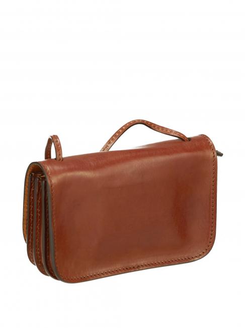 RUSTICI Borsa in pelle a tracolla MARRONE - Borse Donna