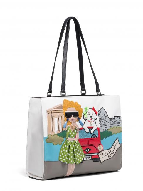 CARTOLINE ROMA Borsa shopper a spalla Fantasia - Borse Donna
