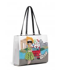 BRACCIALINI CARTOLINE ROMA Borsa shopper a spalla - Borse Donna