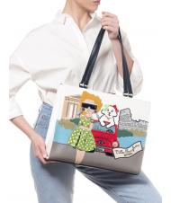 BRACCIALINI CARTOLINE ROMA Borsa shopper a spalla Fantasia - Borse Donna - 5