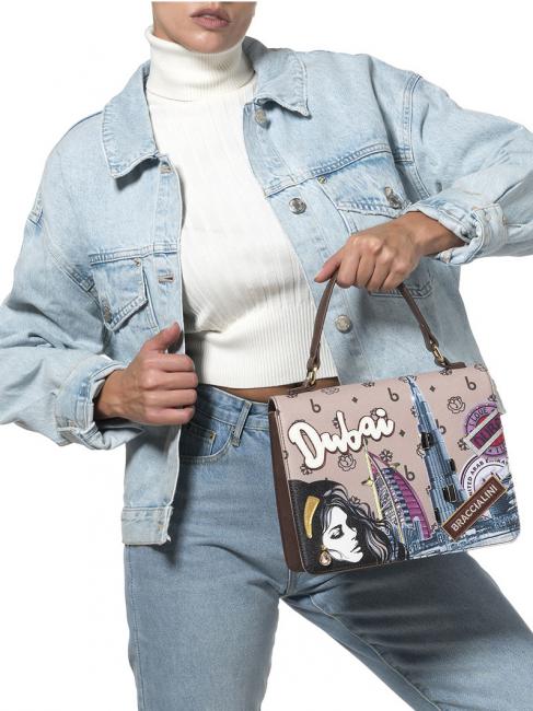 CARTOLINE DUBAI Borsa cartelletta tracolla Fantasia - Borse Donna