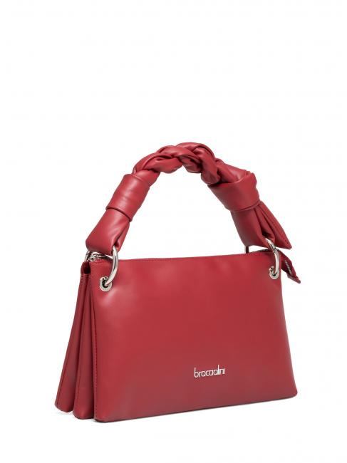 CHARLIZE Borsa a spalla in pelle carminio - Borse Donna
