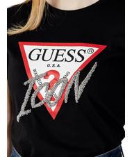GUESS ICON T-shirt con applicazioni jetbla - T-shirt e Top Donna - 3