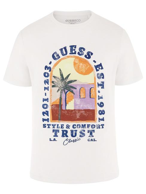 PALM WINDOW T-shirt con stampa purwhite - T-shirt Uomo