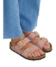 BIRKENSTOCK ARIZONA BIG BUCKLE Ciabattina in pelle nabuk old rose - Scarpe Donna - 5