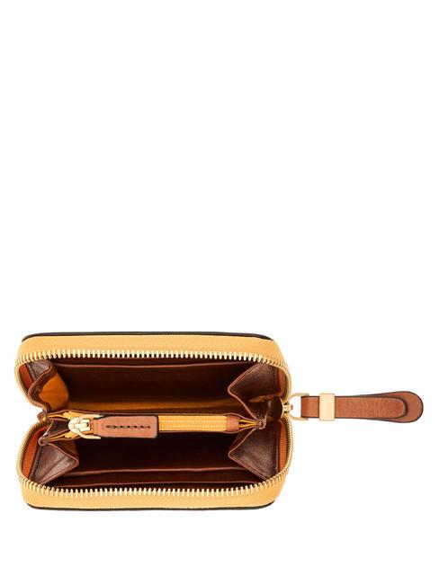 CHIARA Portafoglio Zip Around, in pelle MARRONE - Portafogli Donna