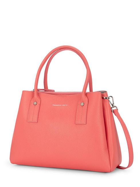 BETSY Borsa a mano, con tracolla, in pelle fuchsia - Borse Donna