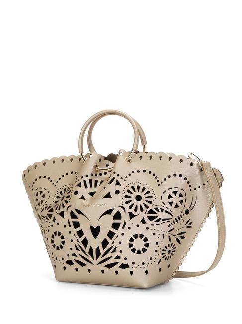 NICOLE Borsa a secchiello con tracolla oro - Borse Donna