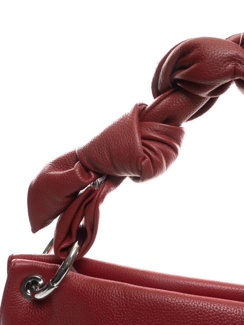 CHARLIZE Borsa a mano in pelle con tracolla carminio - Borse Donna
