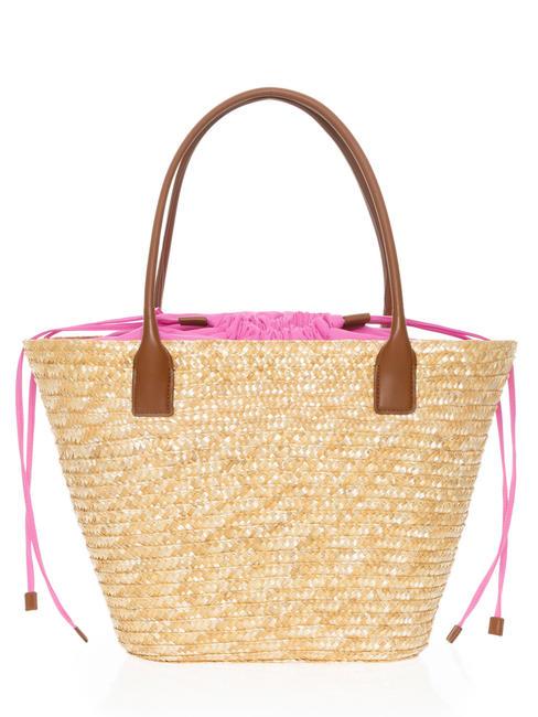 SEASHELL STRAW Borsa a spalla pink bubble - Borse Donna