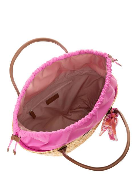 SEASHELL STRAW Borsa a spalla pink bubble - Borse Donna
