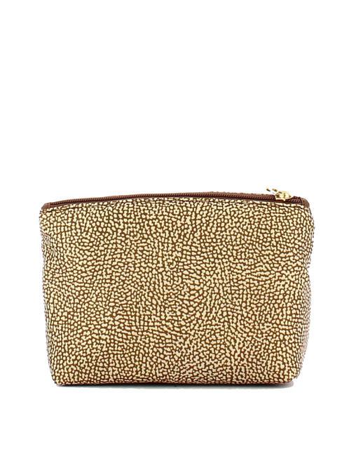 CLASSICA POUCH MEDIUM Necessaire con zip beige brown - Bustine & Necessaire