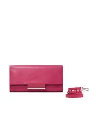 GIANNI CHIARINI LILY Pochette clutch in pelle con tracolla bouganville - Borse Donna - 2