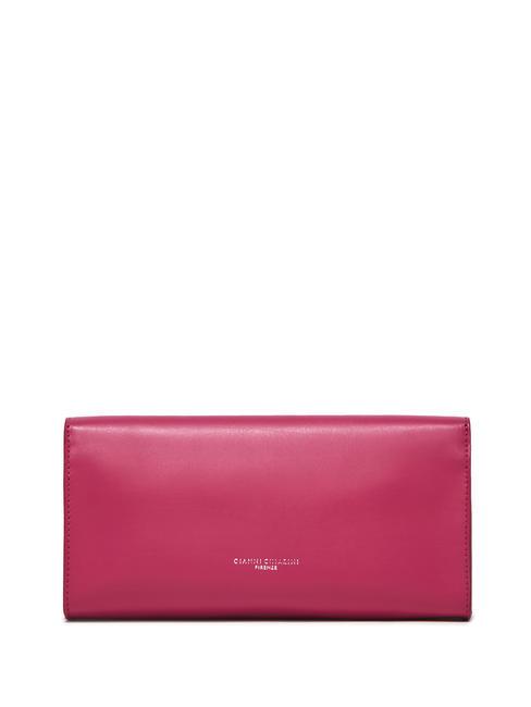 LILY Pochette clutch in pelle con tracolla bouganville - Borse Donna