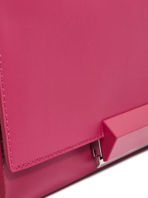 LILY Pochette clutch in pelle con tracolla bouganville - Borse Donna