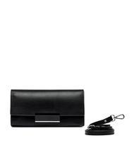 GIANNI CHIARINI LILY Pochette clutch in pelle con tracolla Nero - Borse Donna - 2