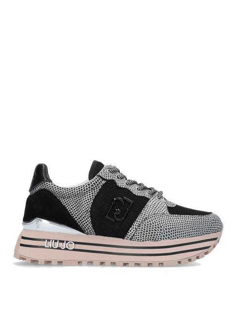 MAXI WONDER 57 Sneakers platform stampa pitone purity - Scarpe Donna