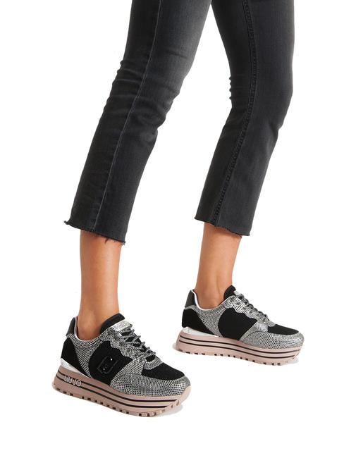 MAXI WONDER 57 Sneakers platform stampa pitone purity - Scarpe Donna