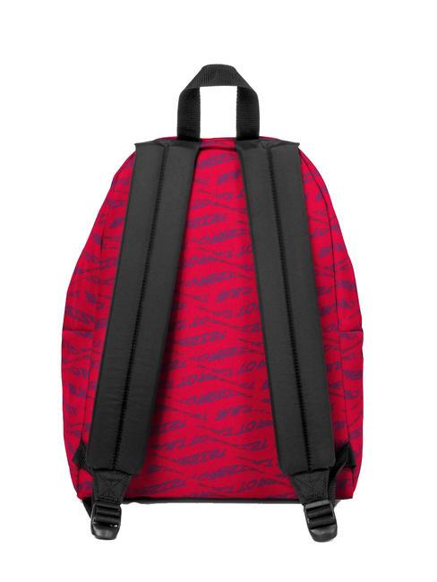 PADDED PAKR Zaino porta tablet sculpytype red - Zaini Scuola & Tempo Libero