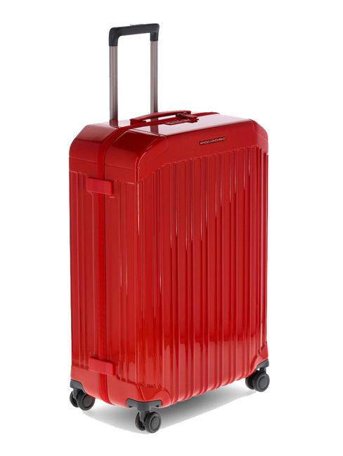 PQ-LIGHT Trolley medio ultra slim ROSSO - Trolley Rigidi