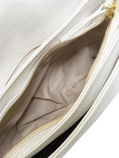 JULIA Pochette con tracolla, in pelle bianco - Borse Donna