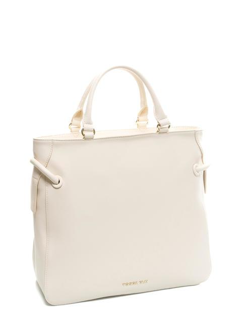GAIA Borsa a mano in pelle bianco avorio - Borse Donna