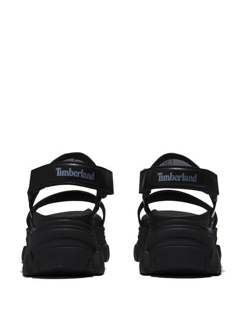 ADLEY WAY 2 BAND Sandalo in pelle JETBLACK - Scarpe Donna