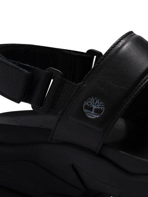 ADLEY WAY 2 BAND Sandalo in pelle JETBLACK - Scarpe Donna